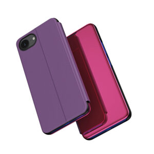Clear View Case tok iPhone 16e / 17e készülékhez (rózsaszín)