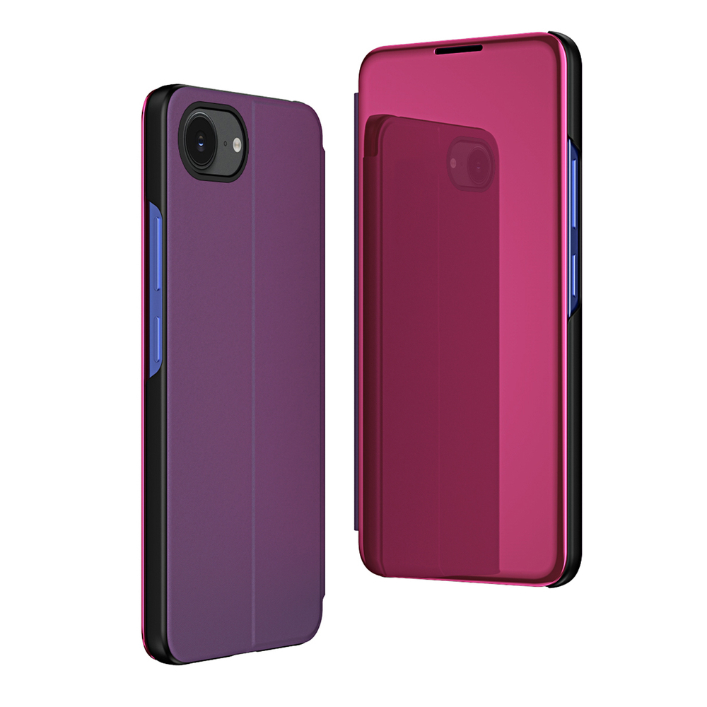 iTok webáruház - Hurtel Clear View Case tok iPhone 16e / 17e készülékhez (rózsaszín) 2 Clear View Case for iPhone 16e / 17e Flip Cover (rózsaszín)