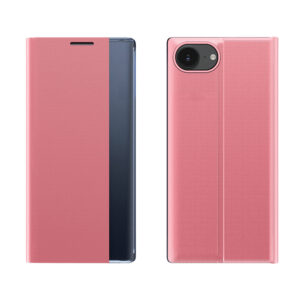 New Sleep Case tok állvánnyal iPhone 16e / 17e készülékhez (rózsaszín)