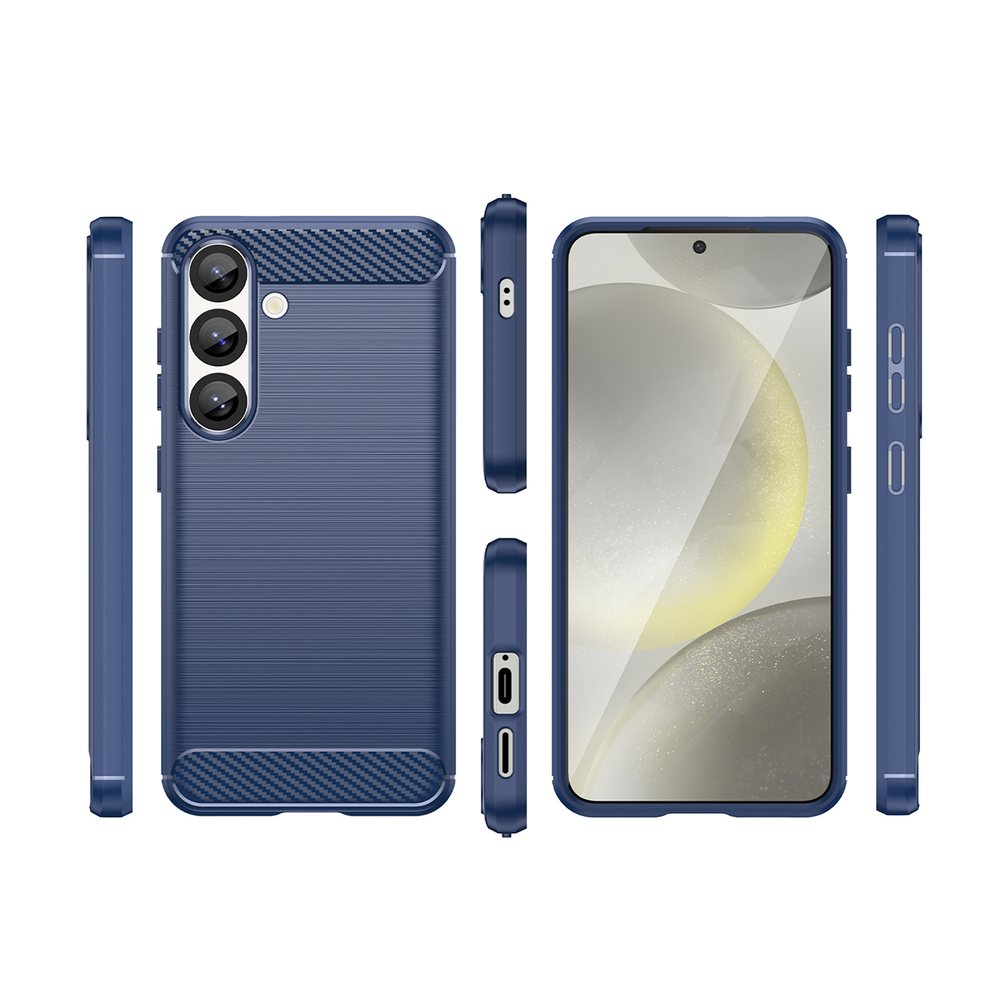 iTok webáruház - Hurtel Carbon Case szilikon tok iPhone 16e / 17e készülékhez (kék) 2 Carbon Case for iPhone 16e / 17e (kék)