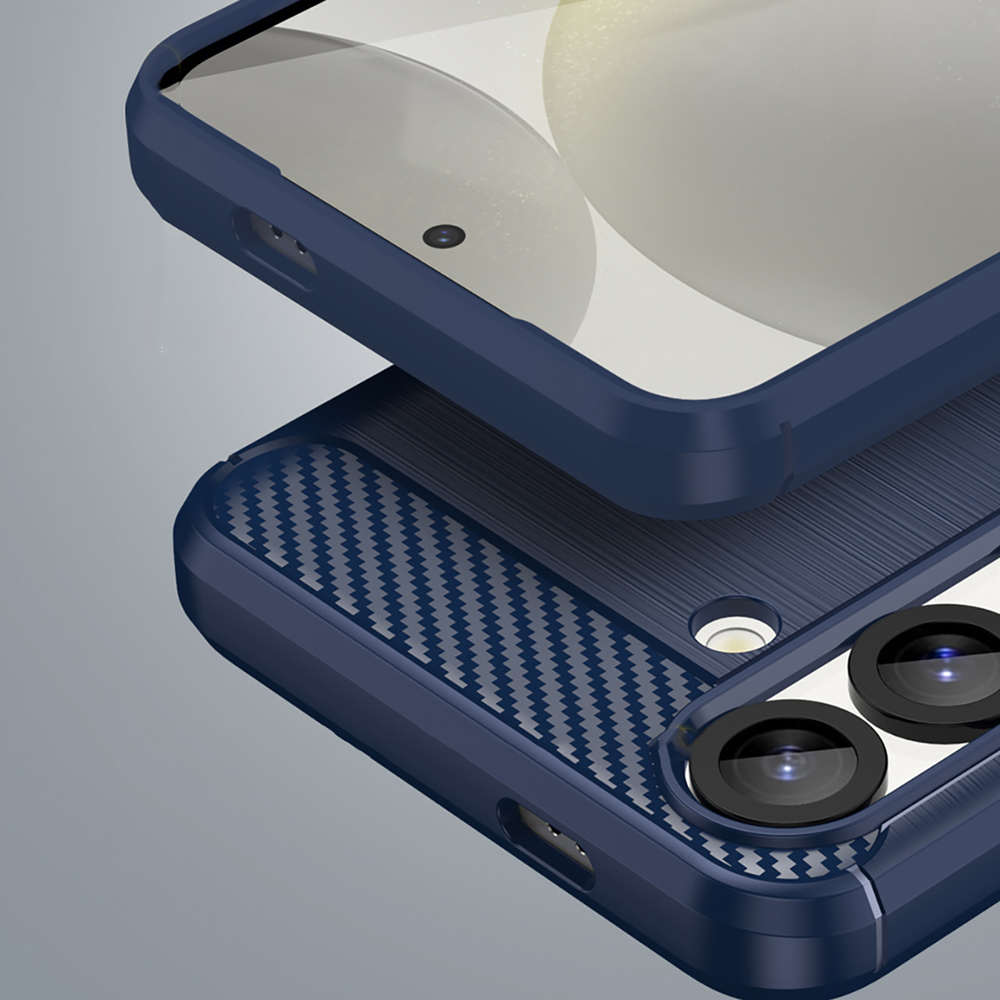 iTok webáruház - Hurtel Carbon Case szilikon tok iPhone 16e / 17e készülékhez (kék) 8 Carbon Case for iPhone 16e / 17e (kék)