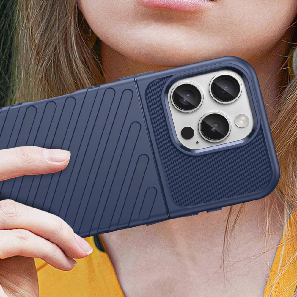 iTok webáruház - Hurtel Thunder Case szilikon tok iPhone 16e / 17e készülékhez (kék) 4 Thunder Case for iPhone 16e / 17e silicone armor cover (kék)