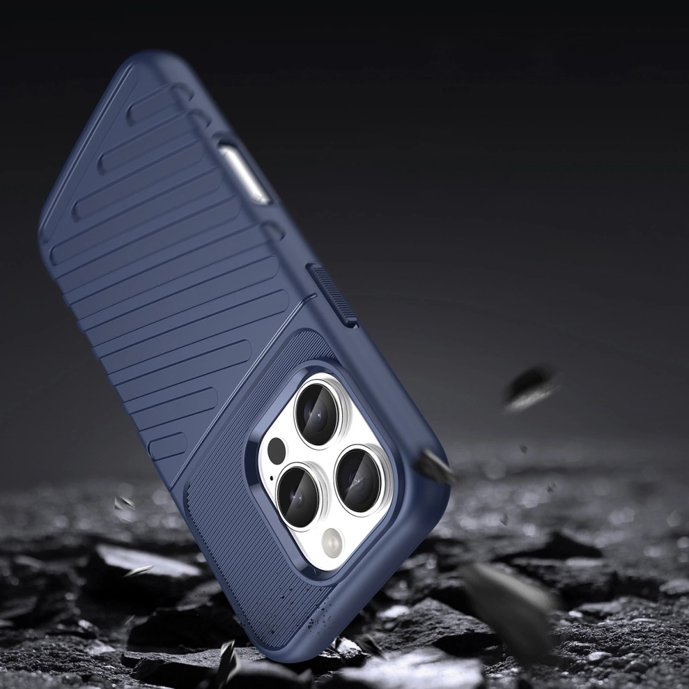iTok webáruház - Hurtel Thunder Case szilikon tok iPhone 16e / 17e készülékhez (kék) 5 Thunder Case for iPhone 16e / 17e silicone armor cover (kék)