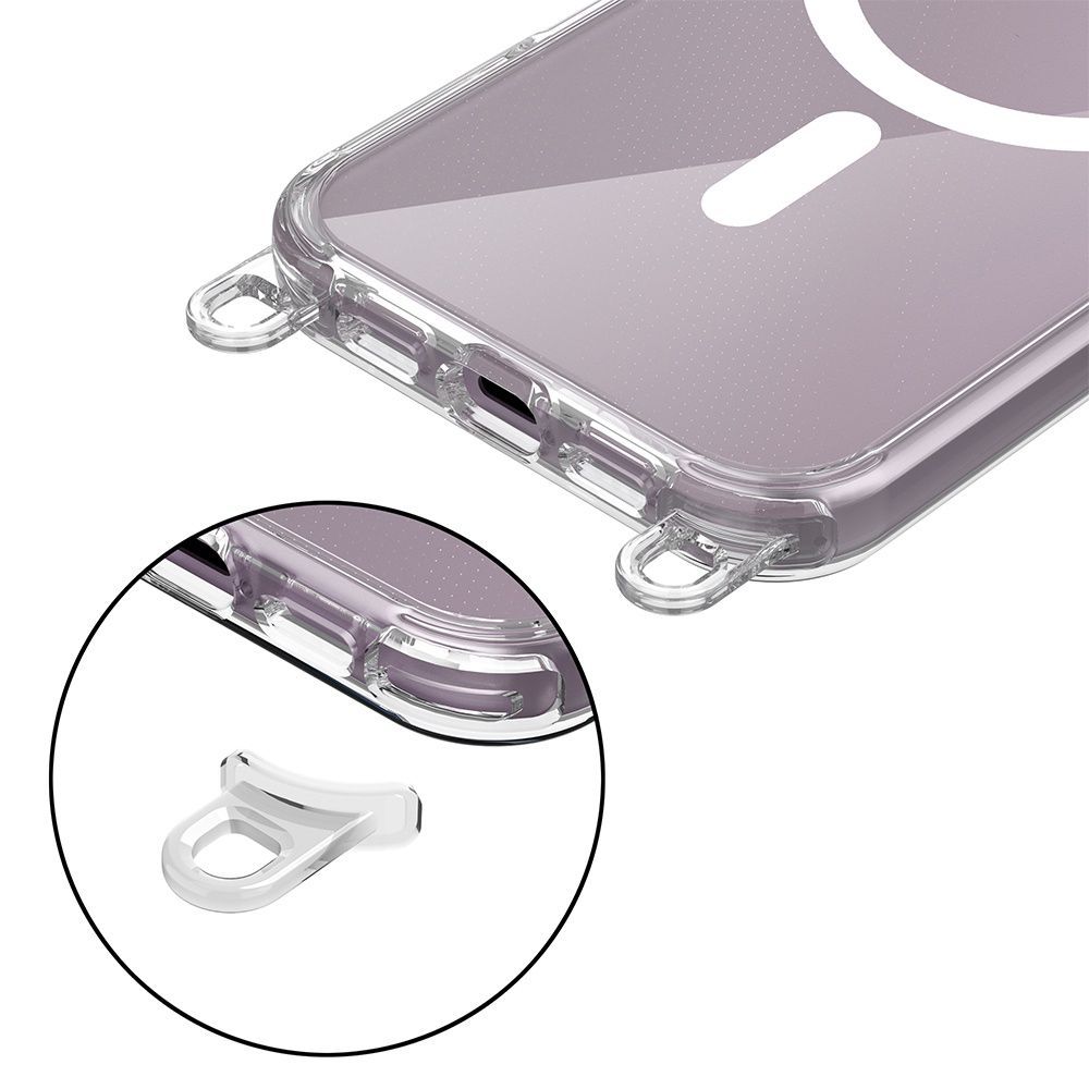 iTok webáruház - Tech-Protect Tech-Protect FlexAir Chain MagSafe tok iPhone 16e / 17e készülékhez (fekete és bézs) 3 Tech-Protect FlexAir Chain MagSafe Case for iPhone 16e / 17e (fekete és bézs)