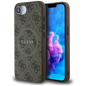 Guess 4G Ring Classic Logo MagSafe iPhone 16e tok (barna)