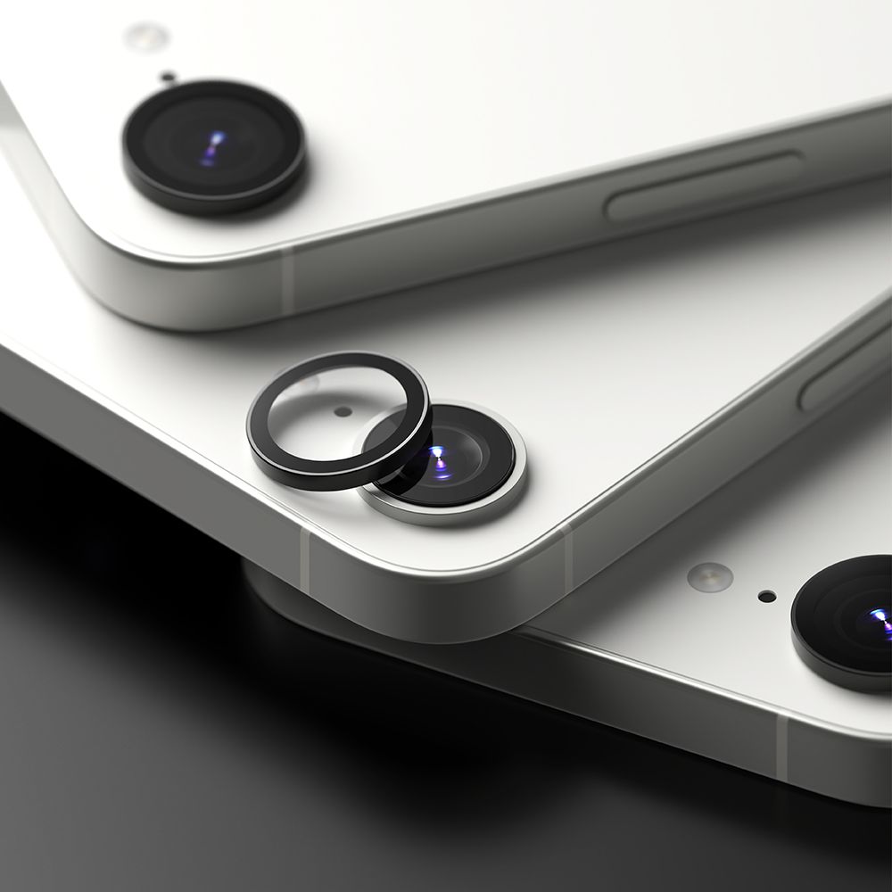 iTok webáruház - Ringke Ringke Camera Frame Protector kameravédő 2 db iPhone 16e / 17e készülékhez (fekete) 5 Ringke Camera Frame Protector 2-pack for iPhone 16e / 17e (fekete)