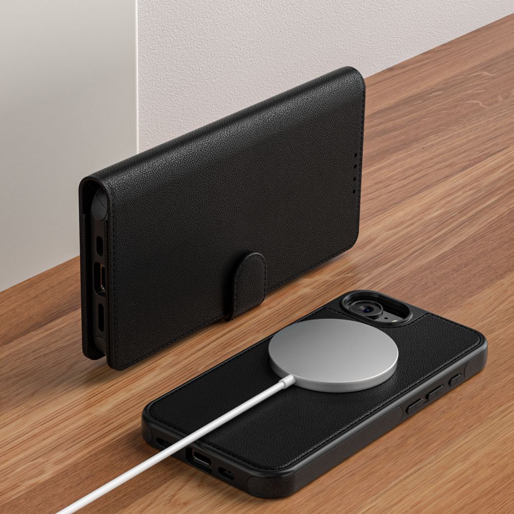 iTok webáruház - Tech-Protect Tech-Protect Wallet MagSafe tok iPhone 16e / 17e készülékhez (matt fekete) 3 Tech-Protect Wallet MagSafe Case for iPhone 16e / 17e (matt fekete)