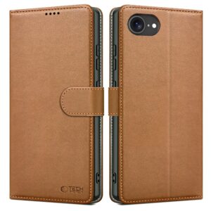 Tech-Protect Wallet Case for iPhone 16e / 17e (barna)
