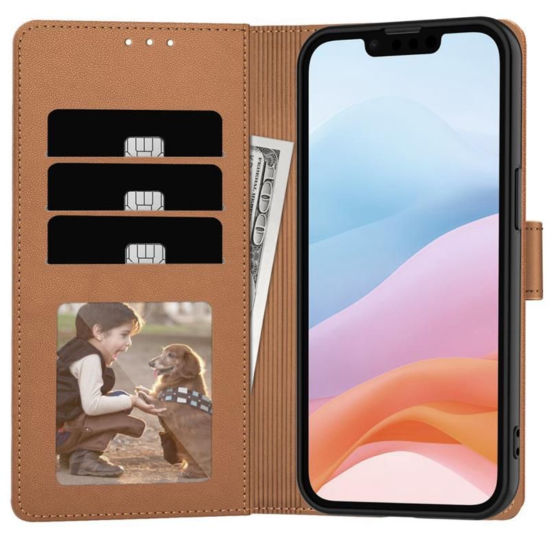 iTok webáruház - Tech-Protect Tech-Protect Wallet Case for iPhone 16e / 17e (barna) 3 Tech-Protect Wallet Case for iPhone 16e / 17e (barna)