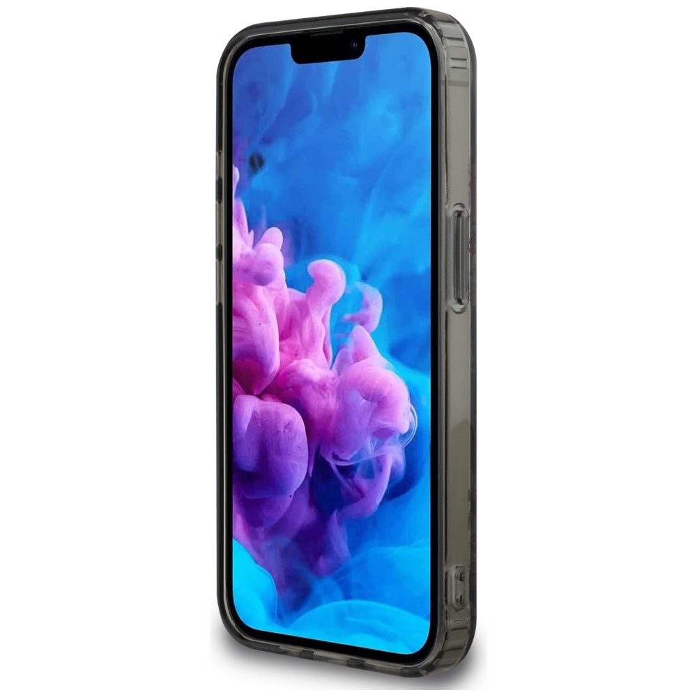 iTok webáruház - Guess Guess IML Flowers MagSafe tok iPhone 16e készülékhez (fekete) 5 Guess IML Flowers MagSafe iPhone 16e Case (fekete)