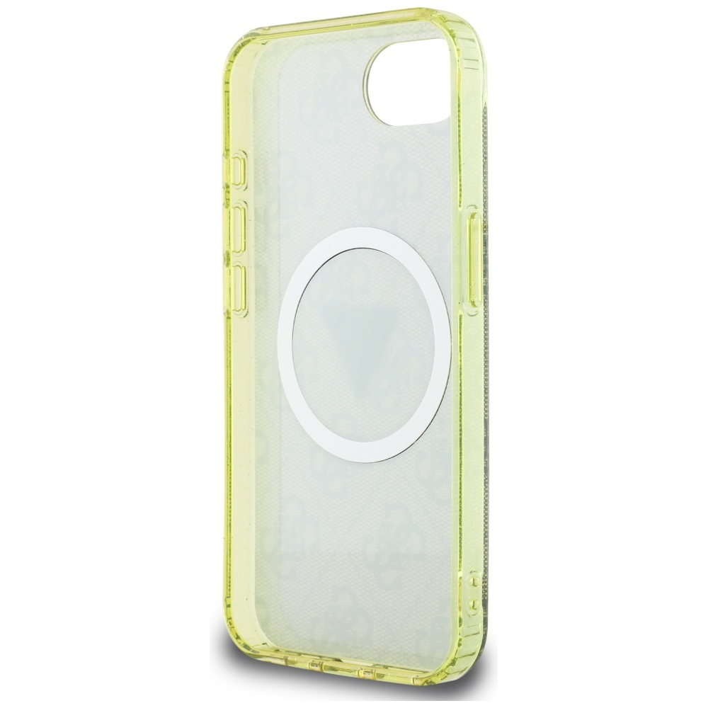 iTok webáruház - Guess Guess IML Metal Glitter 4G Circle Triangle MagSafe tok iPhone 16e (barna) 7 Guess IML Metal Glitter 4G Circle Triangle MagSafe case for iPhone 16e (barna)