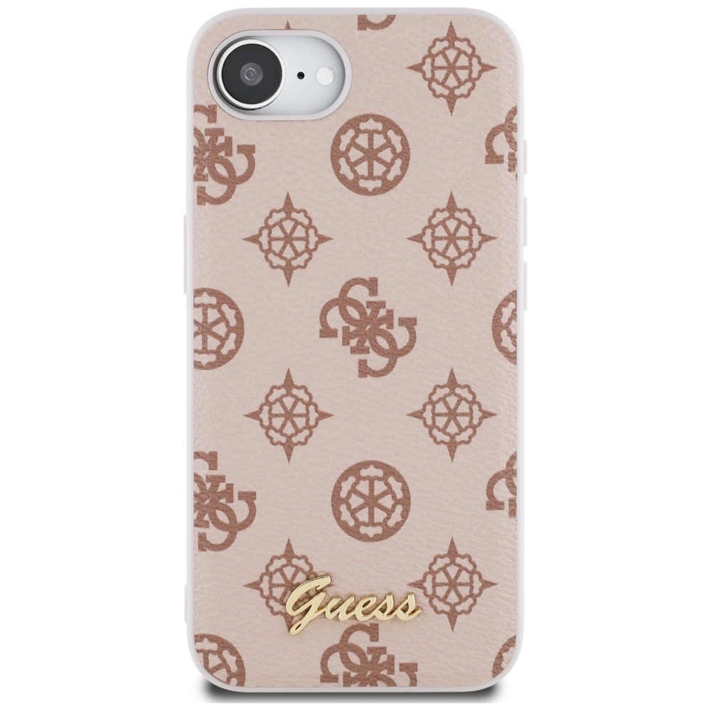 iTok webáruház - Guess Guess Peony Script Logo MagSafe iPhone 16e tok (barna) 3 Guess Peony Script Logo MagSafe iPhone 16e Case (barna)