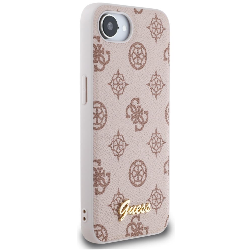 iTok webáruház - Guess Guess Peony Script Logo MagSafe iPhone 16e tok (barna) 4 Guess Peony Script Logo MagSafe iPhone 16e Case (barna)