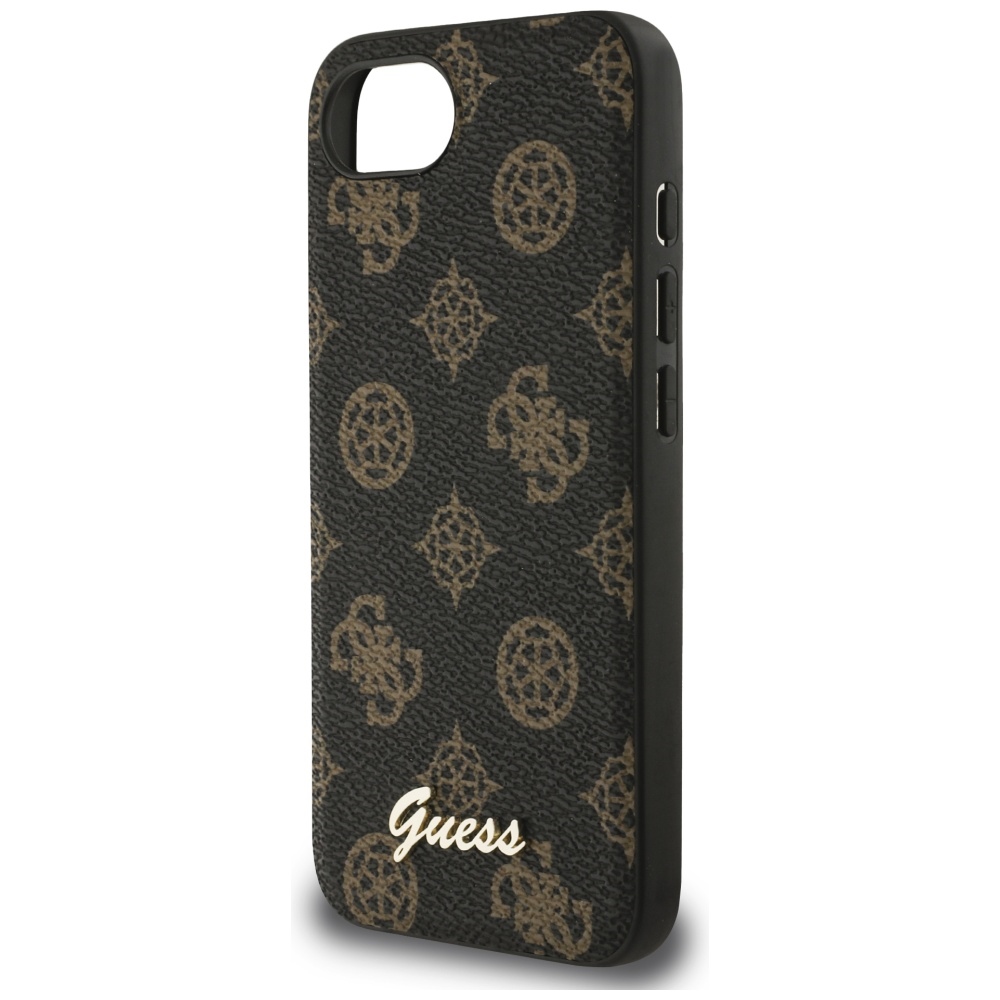 iTok webáruház - Guess Guess Peony Script Logo MagSafe tok iPhone 16e készülékhez – fekete 6 Guess Peony Script Logo MagSafe iPhone 16e Case Black