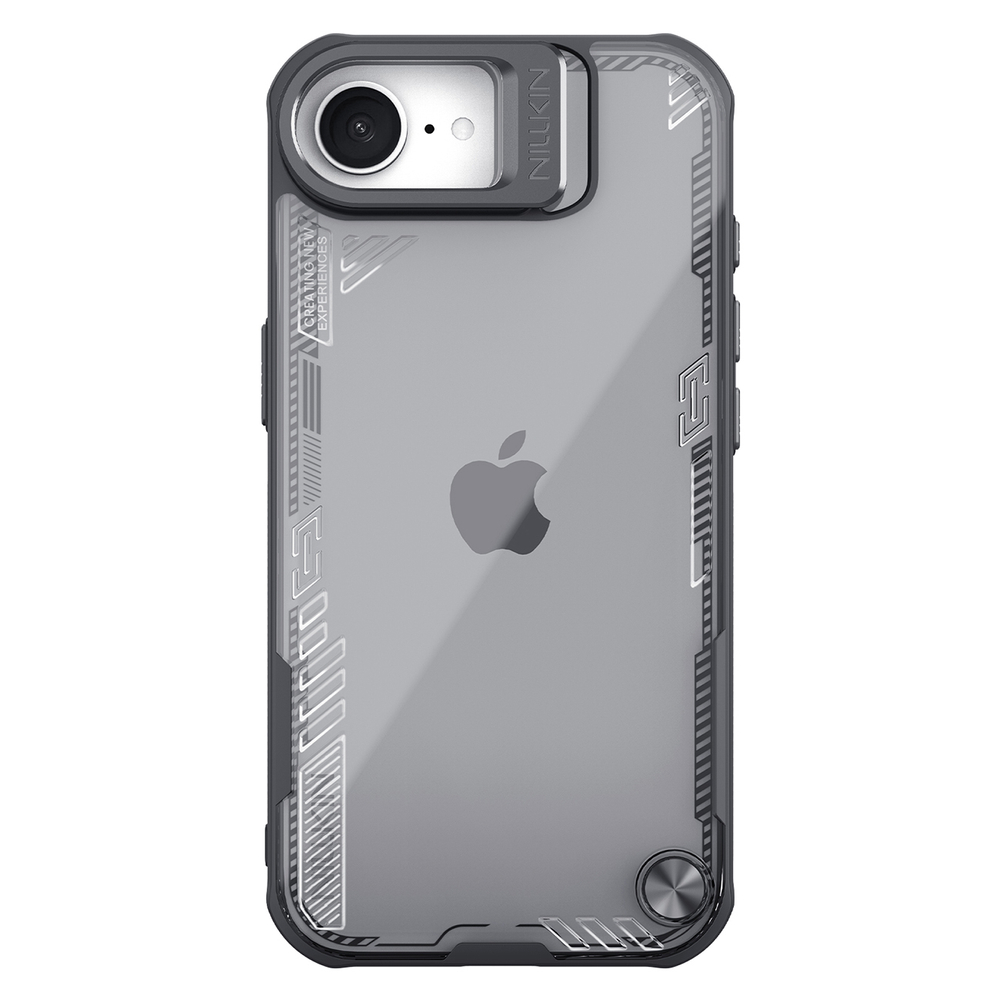 iTok webáruház - Nillkin Nillkin Iceblade Prop tok állvánnyal iPhone 16e / 17e készülékhez (fekete) 2 Nillkin Iceblade Prop Case with Stand for iPhone 16e / 17e (fekete)