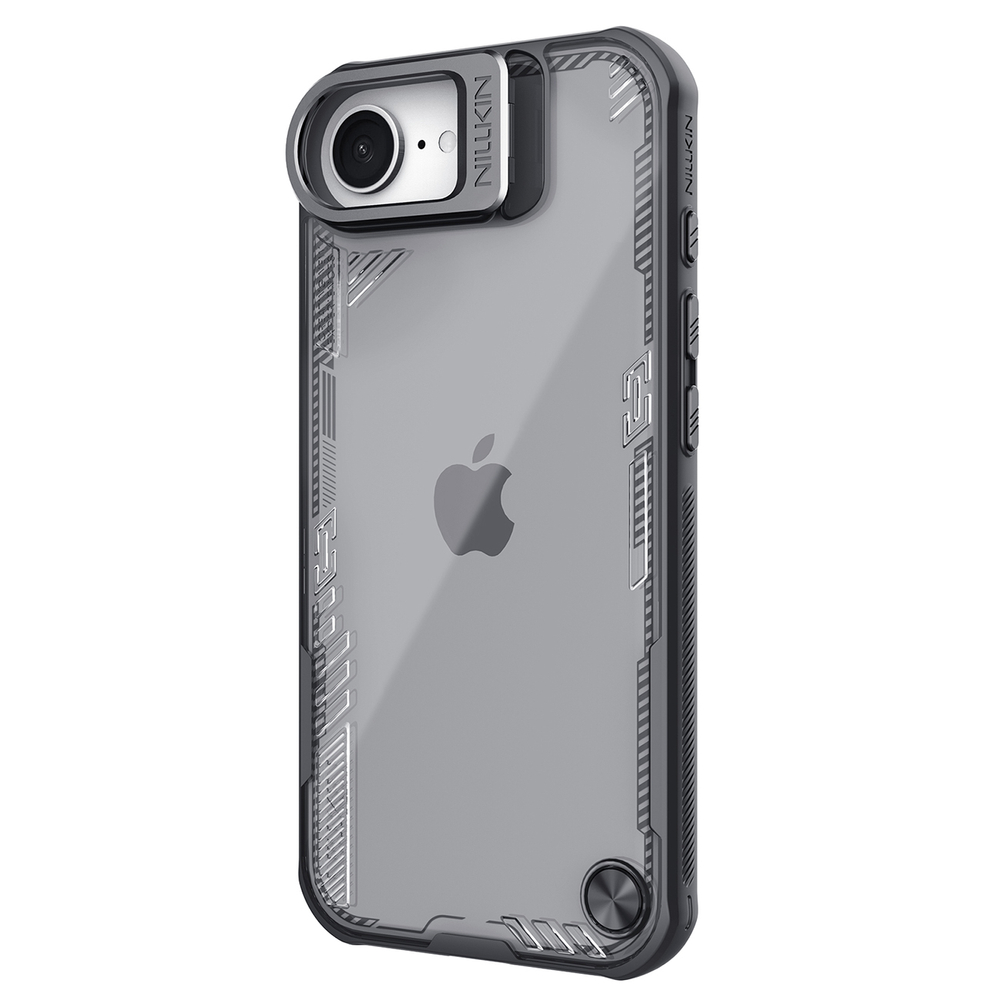 iTok webáruház - Nillkin Nillkin Iceblade Prop tok állvánnyal iPhone 16e / 17e készülékhez (fekete) 3 Nillkin Iceblade Prop Case with Stand for iPhone 16e / 17e (fekete)