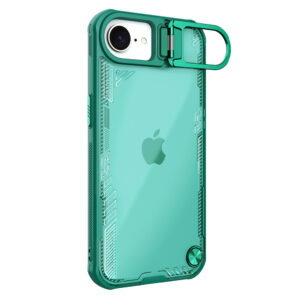 Nillkin Iceblade Prop tok állvánnyal iPhone 16e / 17e készülékhez (zöld)
