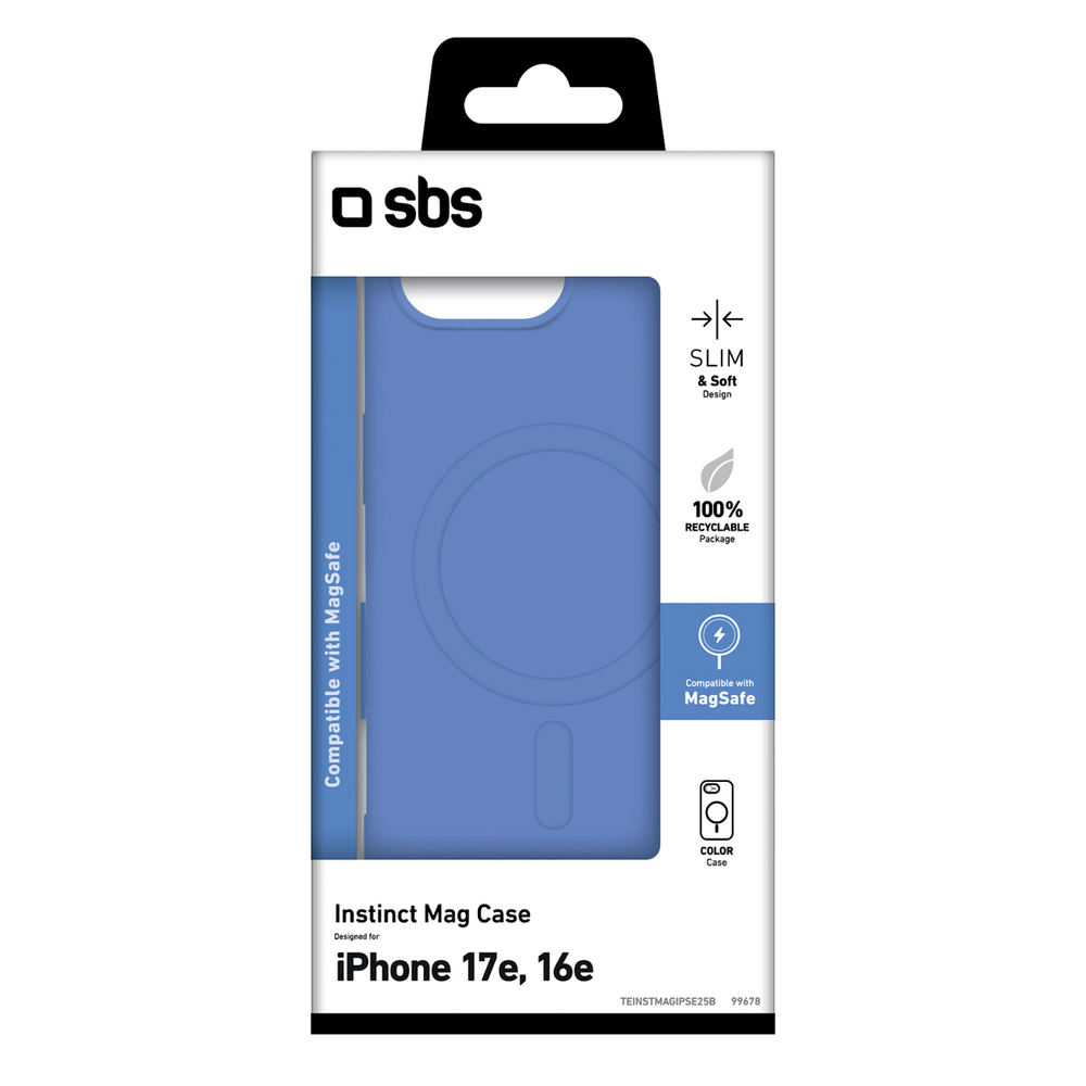 iTok webáruház - SBS SBS Instinct Mag tok iPhone 16e / 17e készülékhez (kék) 3 SBS Instinct Mag Case for iPhone 16e / 17e Compatible with MagSafe (kék)