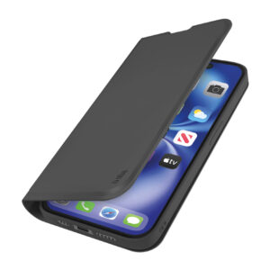 SBS Wallet Smooth flip tok iPhone 16e / 17e készülékhez (fekete)