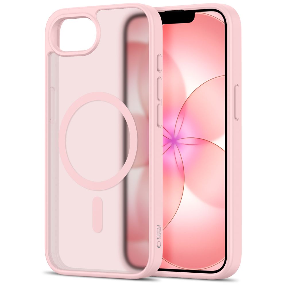 iTok webáruház - Tech-Protect Tech-Protect BasicMag MagSafe tok iPhone 16e / 17e készülékhez (matt rózsaszín) 2 Tech-Protect BasicMag MagSafe Case for iPhone 16e / 17e (matt rózsaszín)