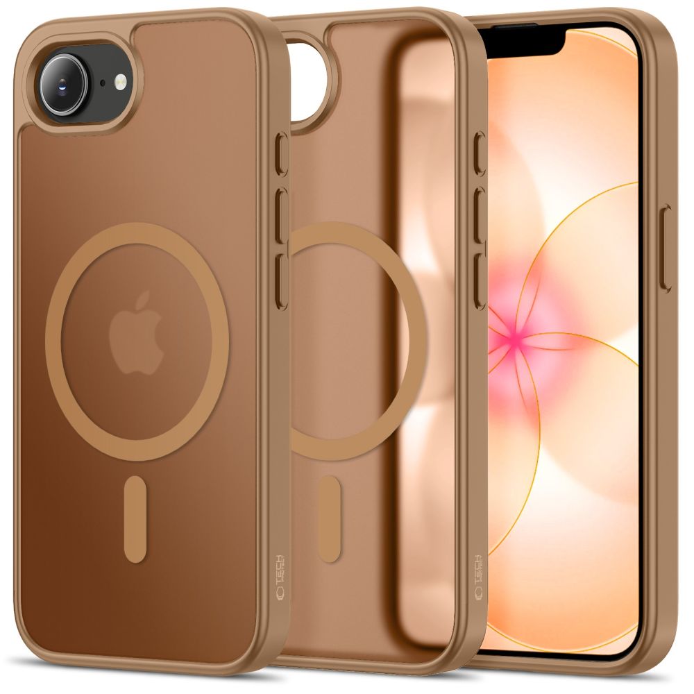 iTok webáruház - Tech-Protect Tech-Protect BasicMag MagSafe tok iPhone 16e / 17e (barna) 1 Tech-Protect BasicMag MagSafe Case for iPhone 16e / 17e (barna)