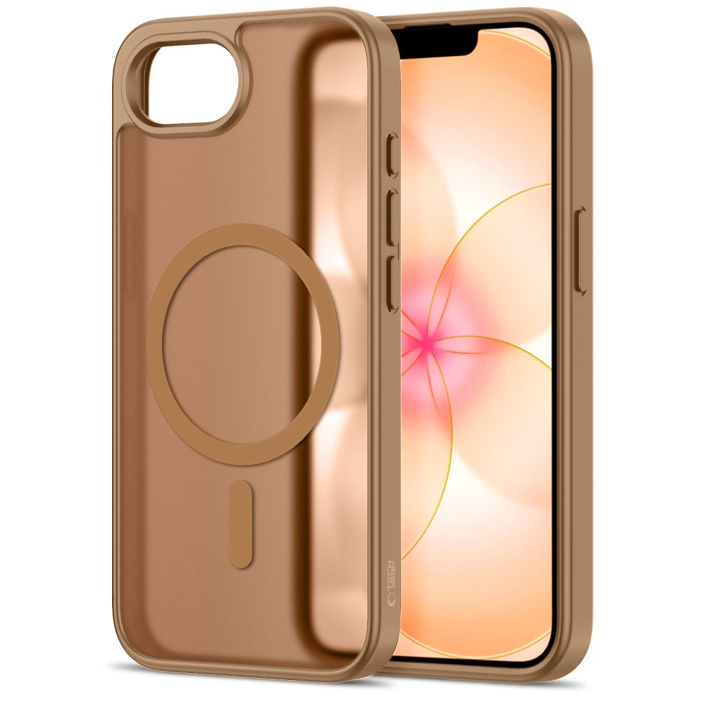 iTok webáruház - Tech-Protect Tech-Protect BasicMag MagSafe tok iPhone 16e / 17e (barna) 2 Tech-Protect BasicMag MagSafe Case for iPhone 16e / 17e (barna)