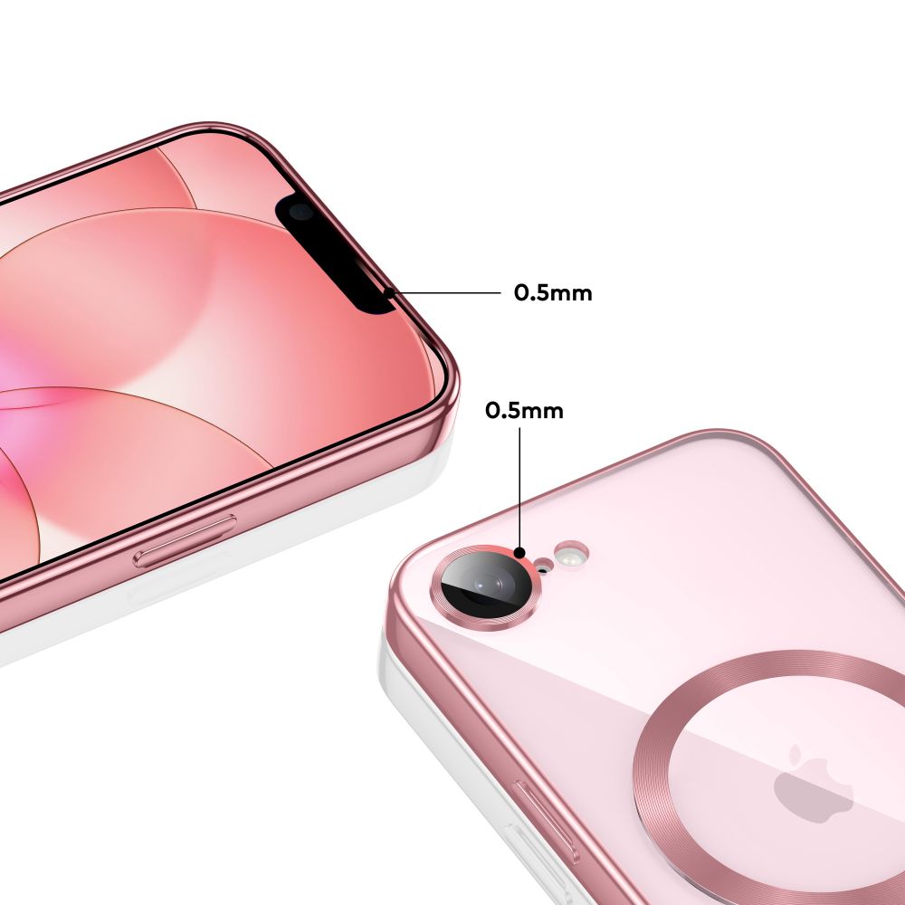 iTok webáruház - Tech-Protect Tech-Protect MagFlex MagSafe tok iPhone 16e / 17e készülékhez (rózsaszín) 4 Tech-Protect MagFlex MagSafe Case for iPhone 16e / 17e (rózsaszín)