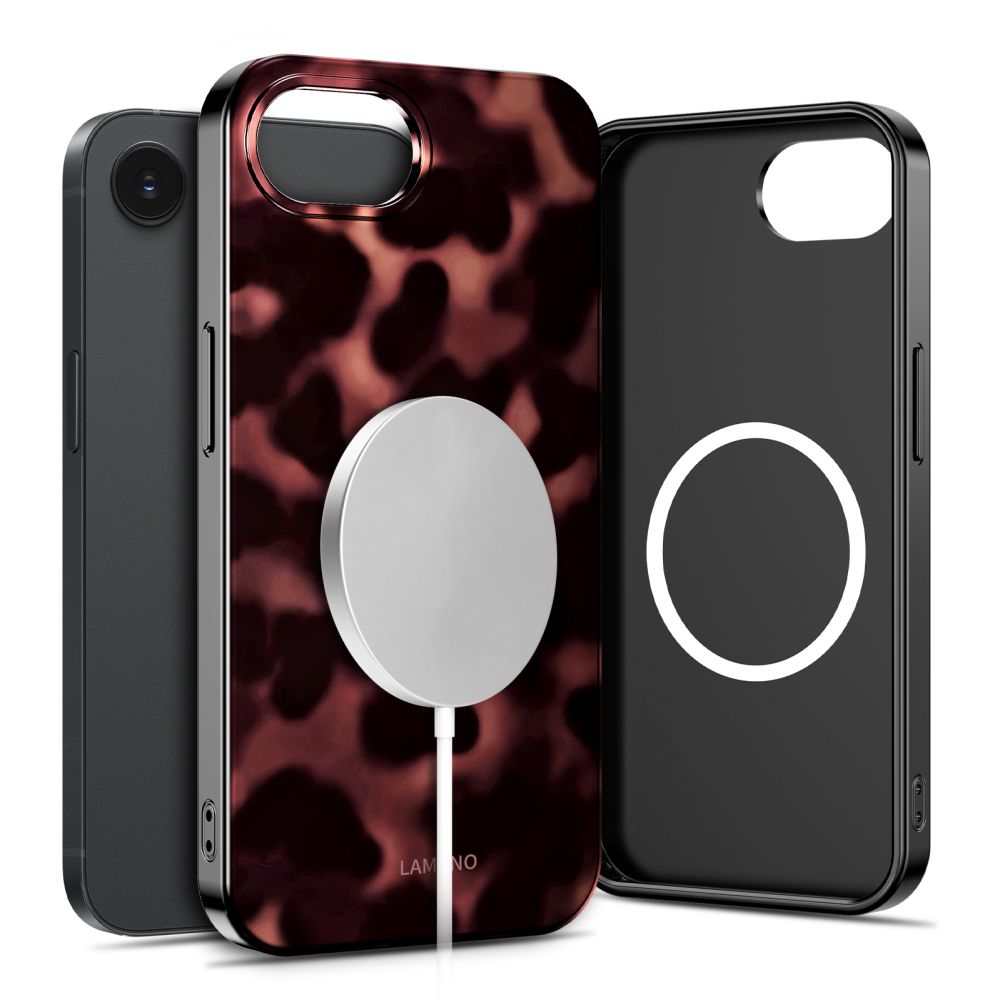 iTok webáruház - Tech-Protect Tech-Protect Lamano MagSafe tok iPhone 16e / 17e (fekete és barna) 2 Tech-Protect Lamano MagSafe case for iPhone 16e / 17e (fekete és barna)