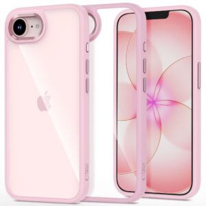 Tech-Protect Magmat tok iPhone 16e / 17e készülékhez (áttetsző rózsaszín)