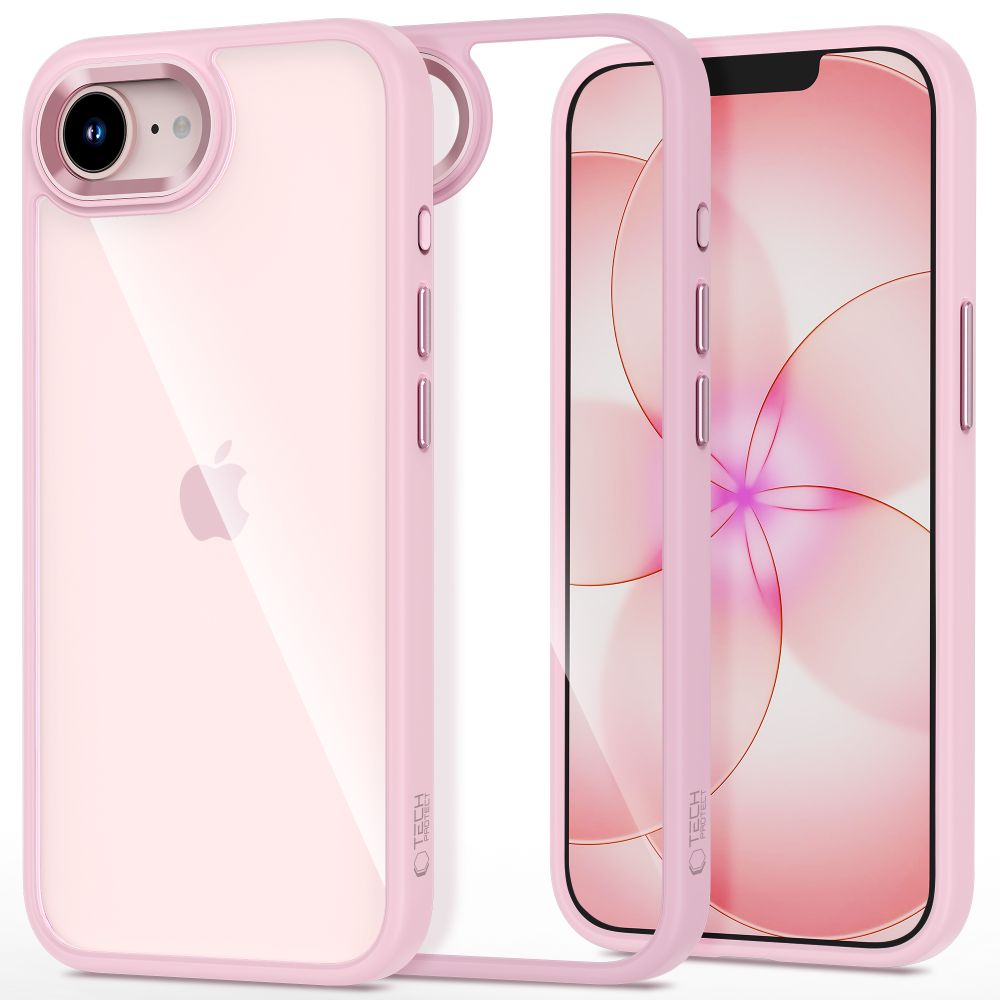 iTok webáruház - Tech-Protect Tech-Protect Magmat tok iPhone 16e / 17e készülékhez (áttetsző rózsaszín) 1 Tech-Protect Magmat Case for iPhone 16e / 17e (áttetsző rózsaszín)