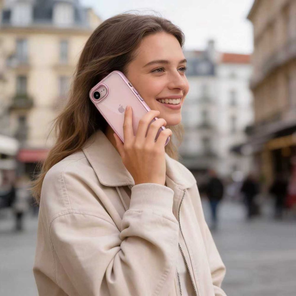 iTok webáruház - Tech-Protect Tech-Protect Magmat tok iPhone 16e / 17e készülékhez (áttetsző rózsaszín) 6 Tech-Protect Magmat Case for iPhone 16e / 17e (áttetsző rózsaszín)