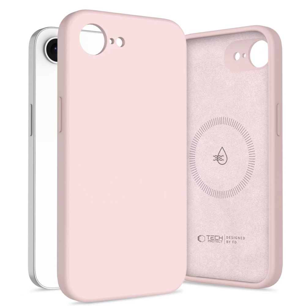iTok webáruház - Tech-Protect Tech-Protect Silicone MagSafe tok iPhone 16e / 17e készülékhez (rózsaszín) 2 Tech-Protect Silicone MagSafe Case for iPhone 16e / 17e (rózsaszín)