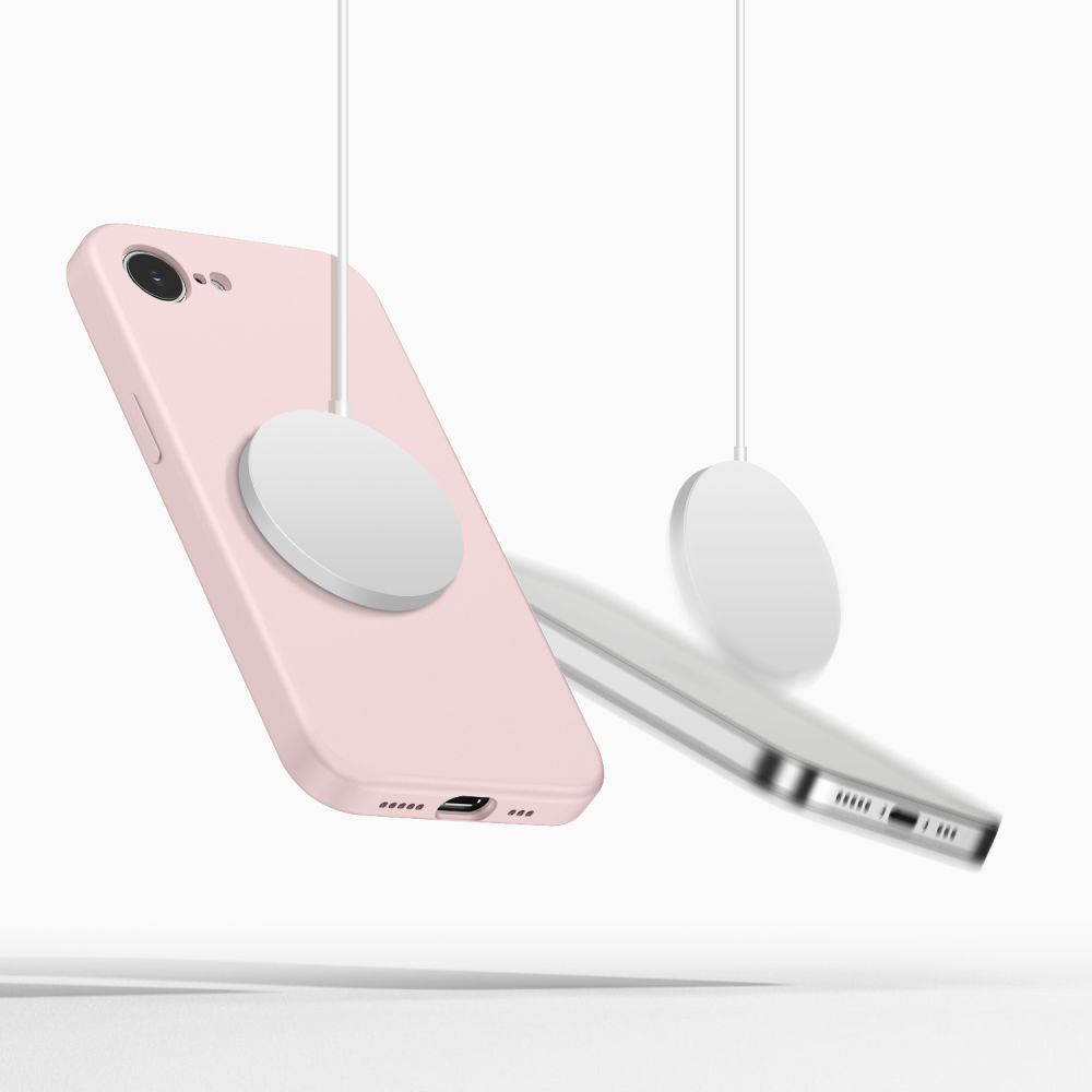 iTok webáruház - Tech-Protect Tech-Protect Silicone MagSafe tok iPhone 16e / 17e készülékhez (rózsaszín) 4 Tech-Protect Silicone MagSafe Case for iPhone 16e / 17e (rózsaszín)