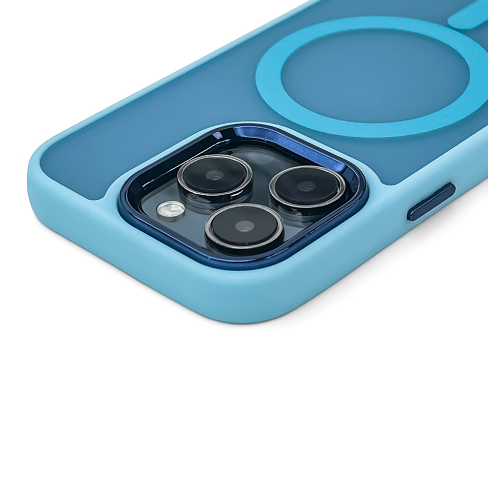 iTok webáruház - Hurtel Magnetic Collection MagSafe tok iPhone 16 Pro készülékhez (világoskék) 3 Magnetic Collection MagSafe case for iPhone 16 Pro (világoskék)