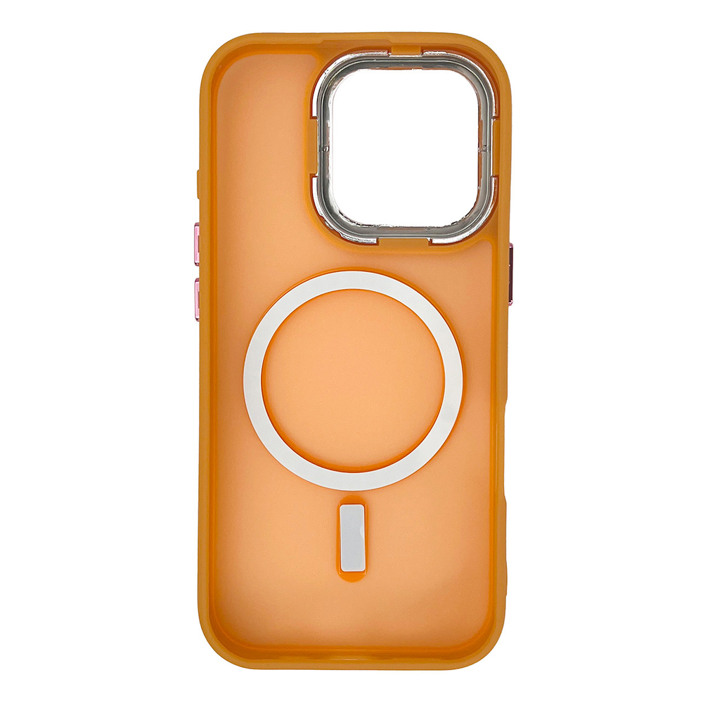 iTok webáruház - Hurtel Magnetic Collection MagSafe tok iPhone 16 Pro készülékhez (narancssárga) 2 Magnetic Collection MagSafe iPhone 16 Pro Case (narancssárga)