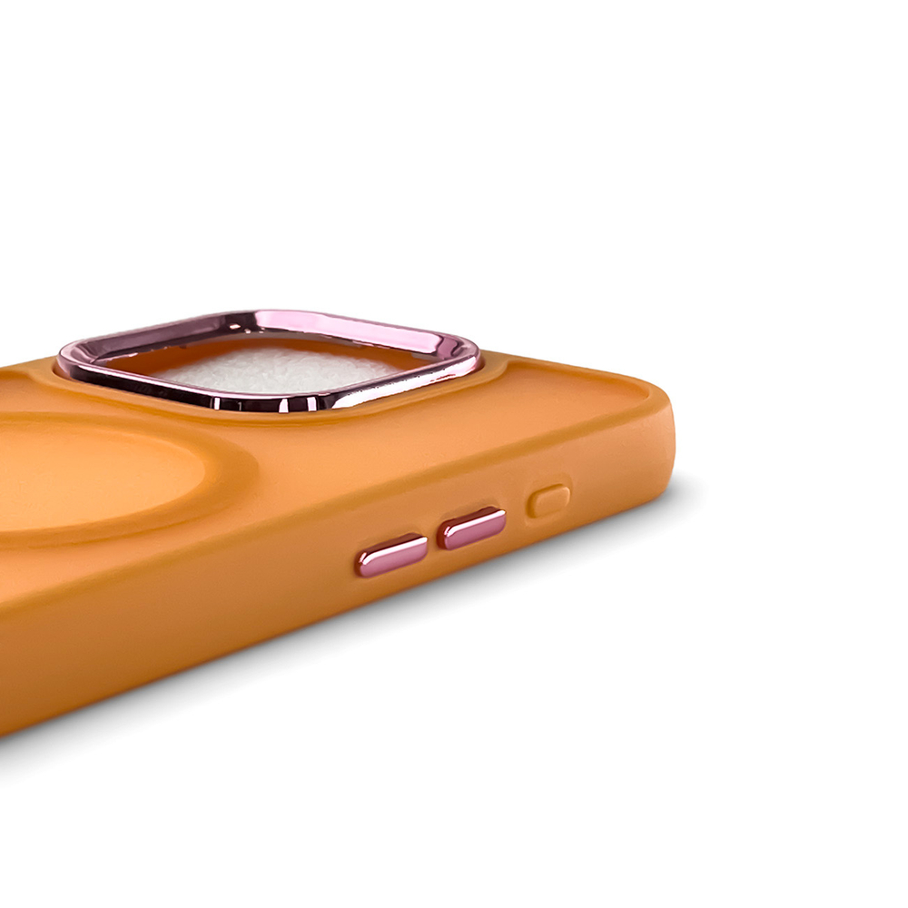 iTok webáruház - Hurtel Magnetic Collection MagSafe tok iPhone 16 Pro készülékhez (narancssárga) 4 Magnetic Collection MagSafe iPhone 16 Pro Case (narancssárga)