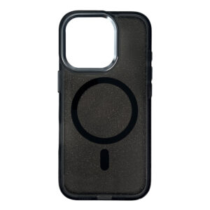 Glitter Case MagSafe tok iPhone 16 Pro (fekete csillámos)