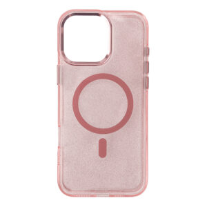Glitter Case MagSafe tok iPhone 16 Pro készülékhez (csillámos rózsaszín)