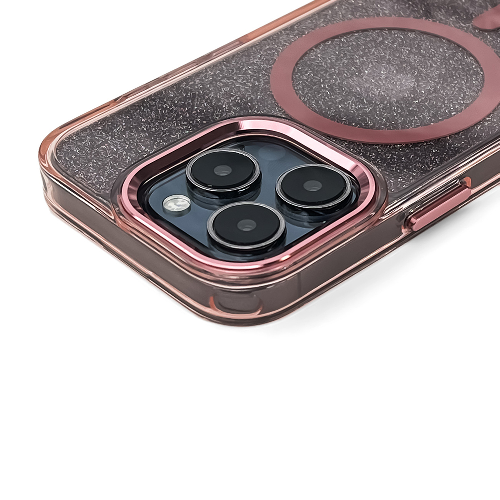 iTok webáruház - Hurtel Glitter Case MagSafe tok iPhone 16 Pro készülékhez (csillámos rózsaszín) 2 Glitter Case MagSafe for iPhone 16 Pro (csillámos rózsaszín)