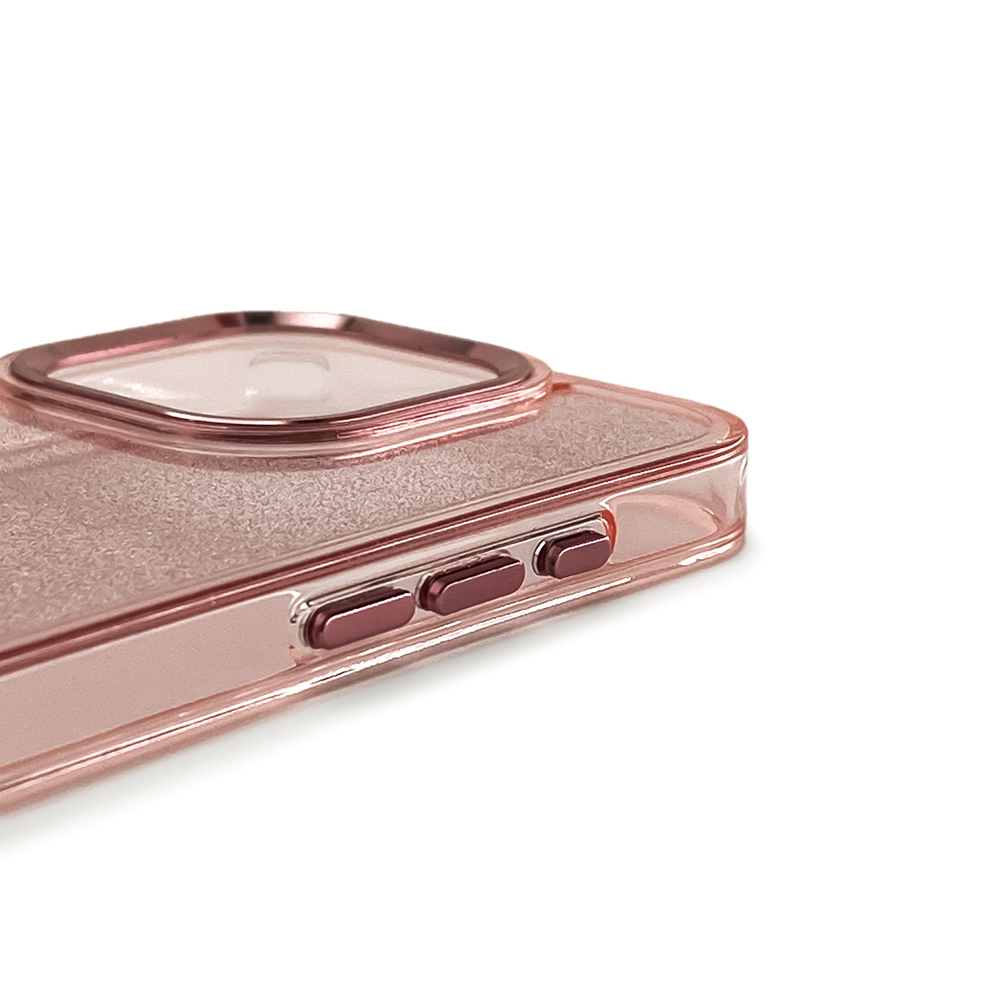 iTok webáruház - Hurtel Glitter Case tok iPhone 16 Pro (csillámos rózsaszín) 3 Glitter Case for iPhone 16 Pro (csillámos rózsaszín)