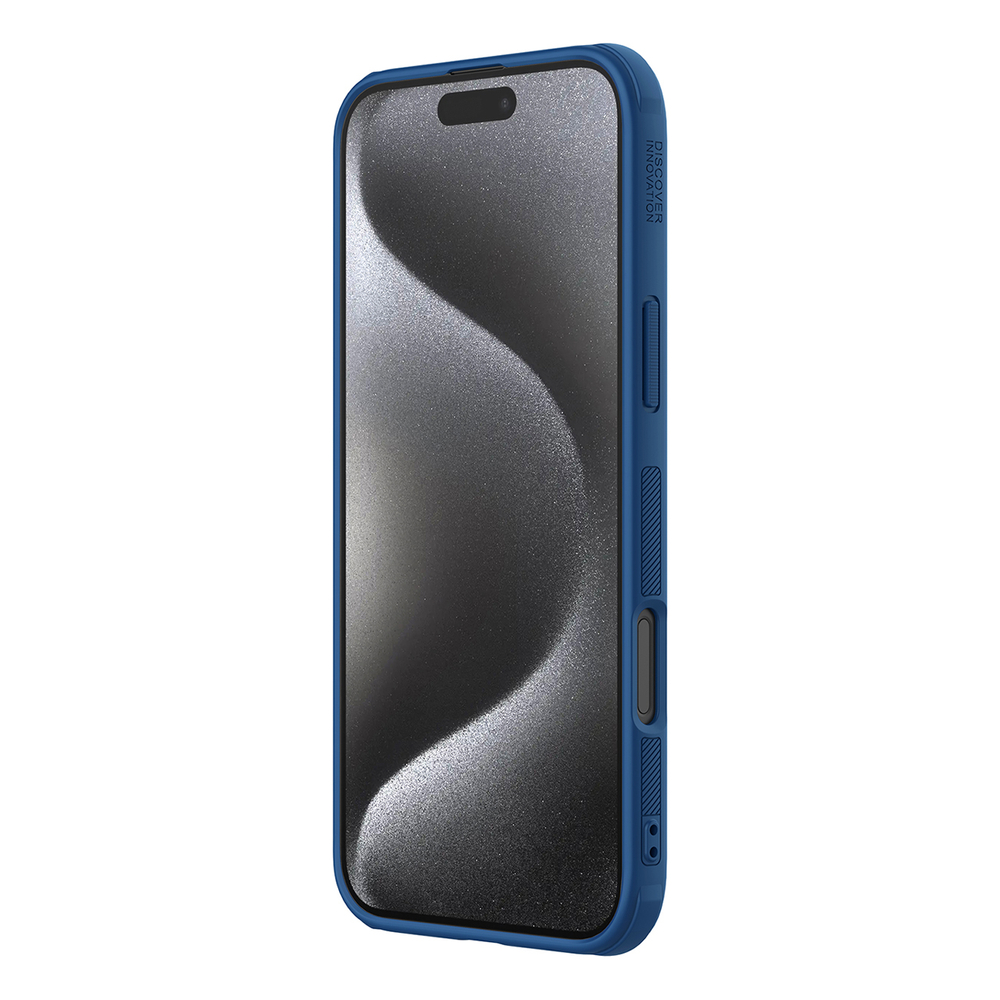 iTok webáruház - Nillkin Nillkin Super Frosted Shield Pro Magnetic Case tok iPhone 16 Pro (kék) 4 Nillkin Super Frosted Shield Pro Magnetic Case for iPhone 16 Pro (kék)