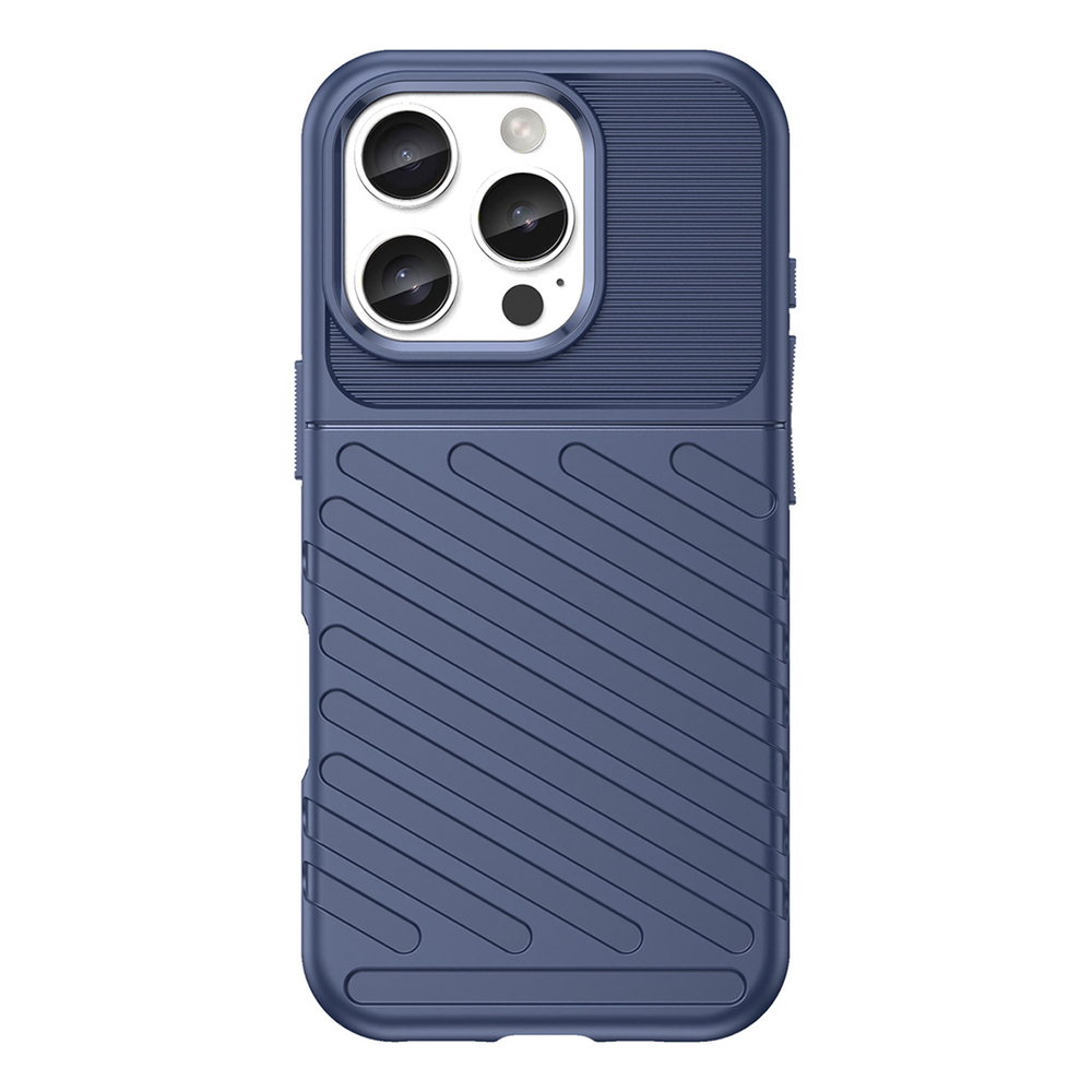 iTok webáruház - Hurtel Thunder Case szilikon tok iPhone 16 Pro készülékhez (kék) 2 Thunder Case for iPhone 16 Pro Silicone Case (kék)