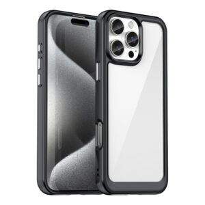 Outer Space Case gélkeretes tok iPhone 16 Pro készülékhez (fekete)