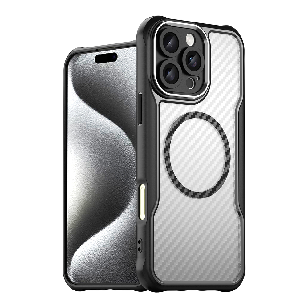iTok webáruház - Hurtel Leading Series MagSafe tok iPhone 16 Pro készülékhez (fekete) 1 Leading Series MagSafe Silicone Case for iPhone 16 Pro (fekete)