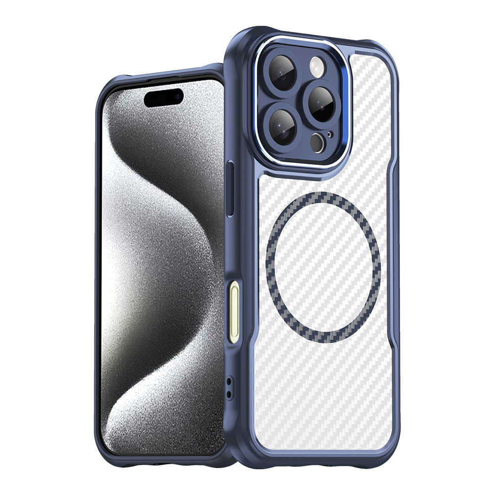 iTok webáruház - Hurtel Leading Series MagSafe szilikon tok iPhone 16 Pro készülékhez (kék) 1 Leading Series MagSafe Silicone Case for iPhone 16 Pro (kék)