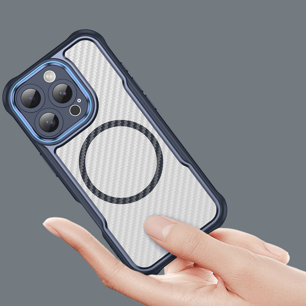 iTok webáruház - Hurtel Leading Series MagSafe szilikon tok iPhone 16 Pro készülékhez (kék) 5 Leading Series MagSafe Silicone Case for iPhone 16 Pro (kék)
