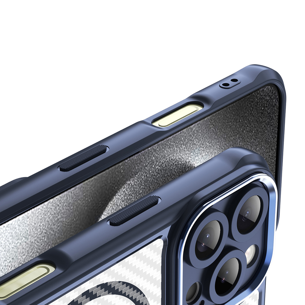 iTok webáruház - Hurtel Leading Series MagSafe szilikon tok iPhone 16 Pro készülékhez (kék) 8 Leading Series MagSafe Silicone Case for iPhone 16 Pro (kék)