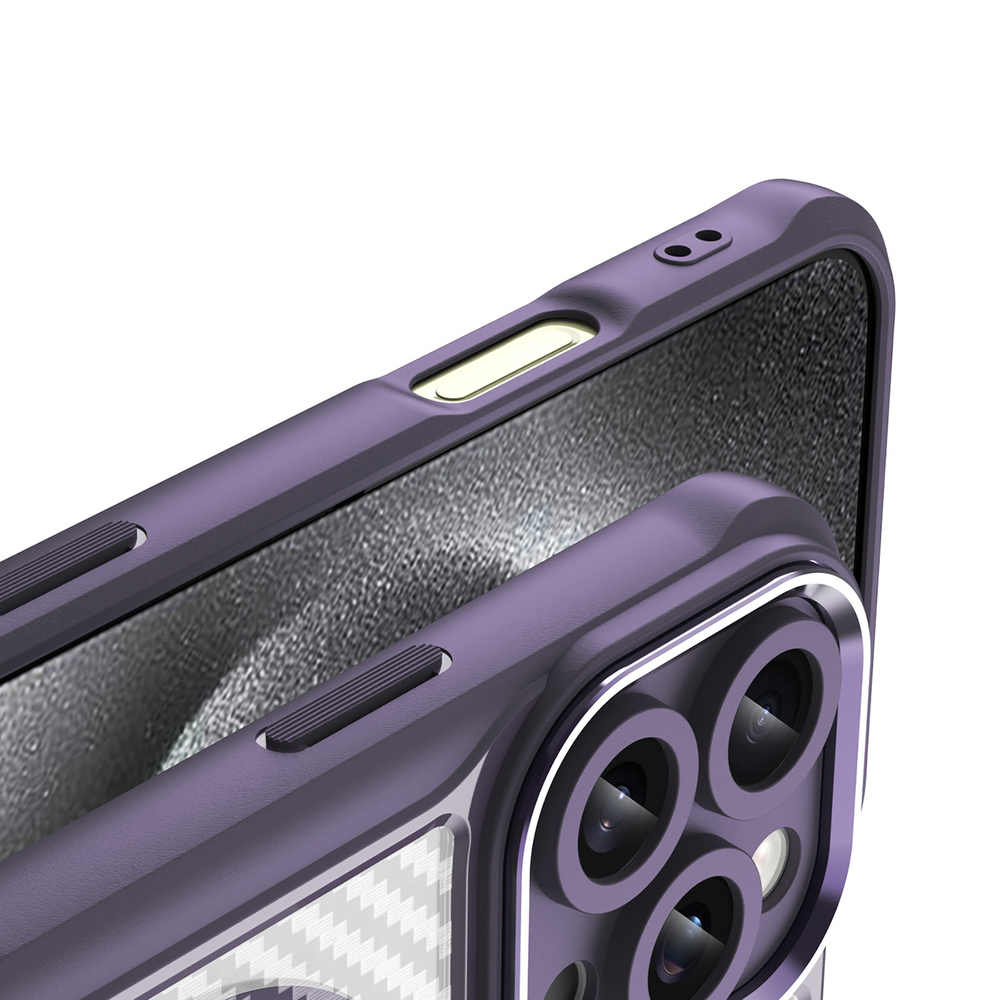 iTok webáruház - Hurtel Leading Series MagSafe szilikon tok iPhone 16 Pro készülékhez (lila) 7 Leading Series MagSafe Silicone Case for iPhone 16 Pro (lila)