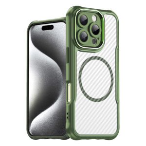 Leading Series MagSafe tok iPhone 16 Pro készülékhez (zöld)