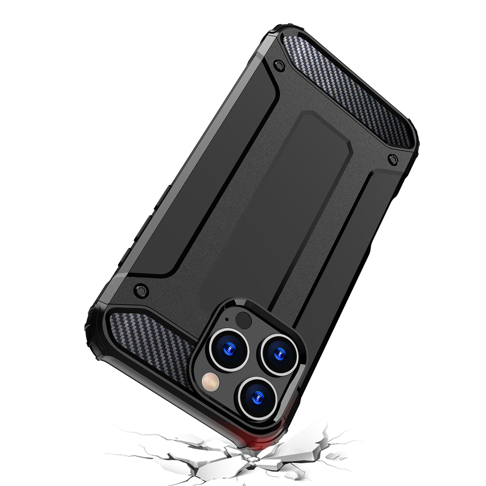iTok webáruház - Hurtel Hybrid Armor tok iPhone 16 Pro készülékhez (fekete) 8 Hybrid Armor iPhone 16 Pro Case (fekete)